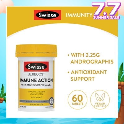 SWISSE Ultiboost Immune 60 tabs (Expiry: Jan`2026)