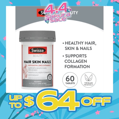 SWISSE - Ultiboost Hair Skin Nails Capsules 60s