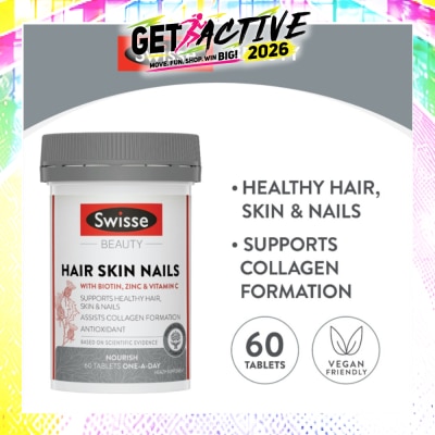 SWISSE - Ultiboost Hair Skin Nails Capsules 60s image