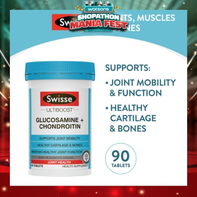 SWISSE - Ultiboost Glucosamine + Chondroitin Tablets 90s (Expiry: Jan`2027)