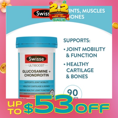 SWISSE Ultiboost Glucosamine + Chondroitin Tablets 90s