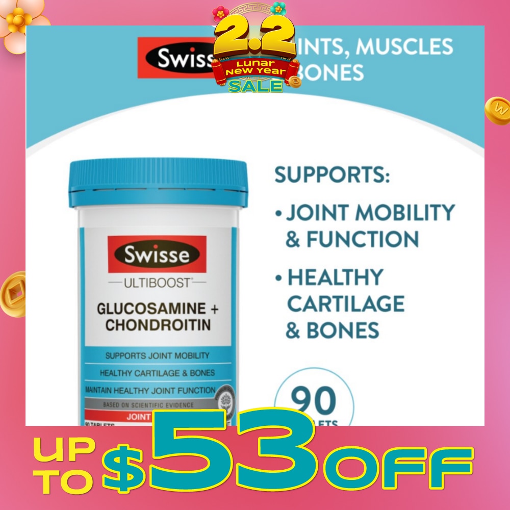Ultiboost Glucosamine + Chondroitin Tablets 90s