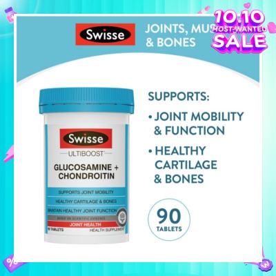 SWISSE Ultiboost Glucosamine + Chondroitin Tablets 90s