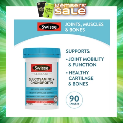 SWISSE - Ultiboost Glucosamine + Chondroitin Tablets 90s (Expiry: Jan`2027)