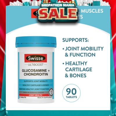 SWISSE - Ultiboost Glucosamine + Chondroitin Tablets 90s (Expiry: Jan`2027)