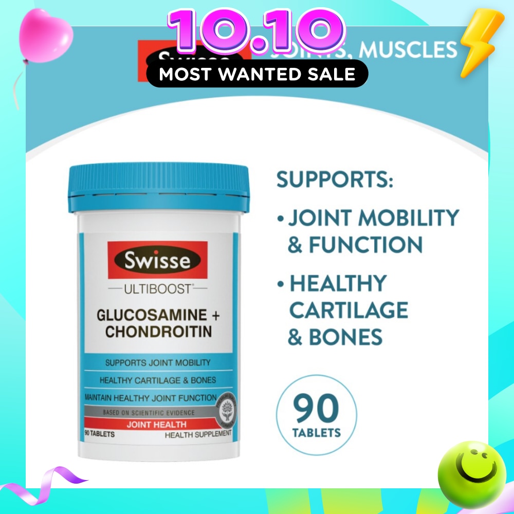 Ultiboost Glucosamine + Chondroitin Tablets 90s image