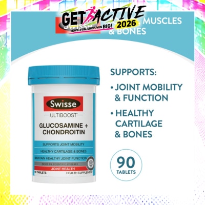 SWISSE - Ultiboost Glucosamine + Chondroitin Tablets 90s image