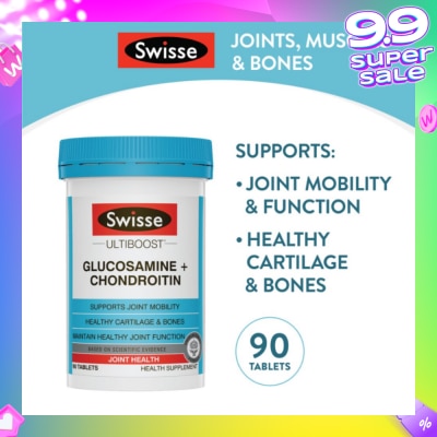 SWISSE Ultiboost Glucosamine + Chondroitin Tablets 90s