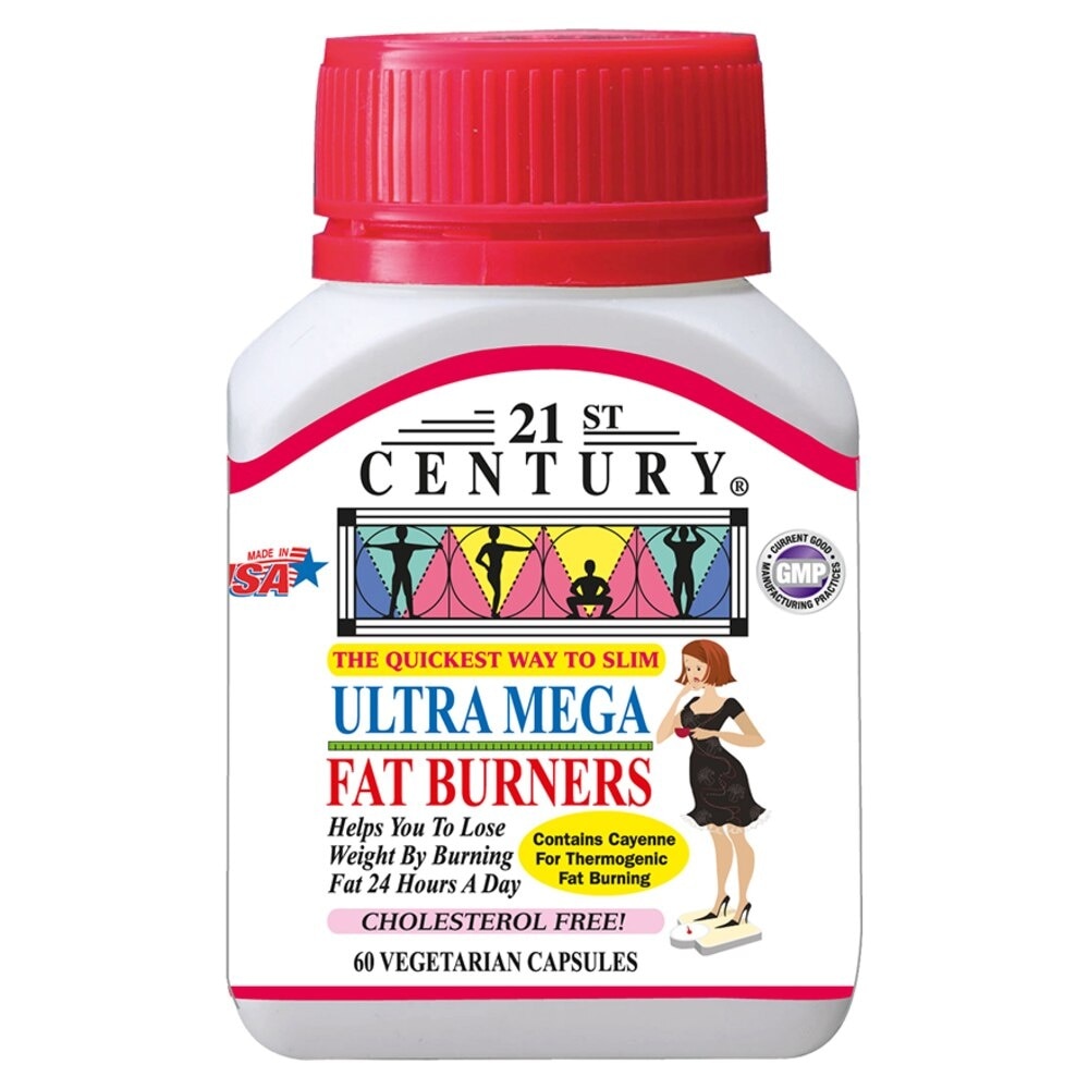 Ultra Mega Fat Burners Vegetarian Cholesterol Free Capsules ( Prevent Excess Fat in Liver) 60s