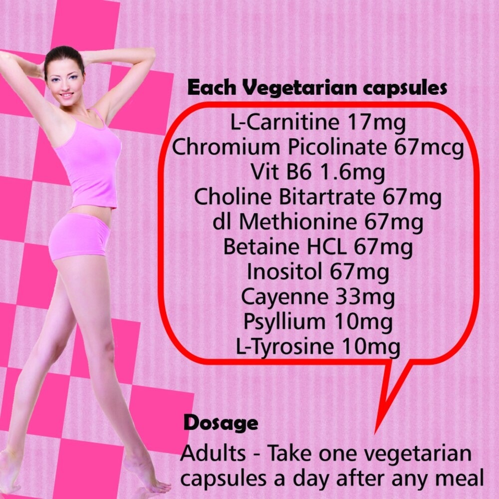 Ultra Mega Fat Burners Vegetarian Cholesterol Free Capsules ( Prevent Excess Fat in Liver) 60s