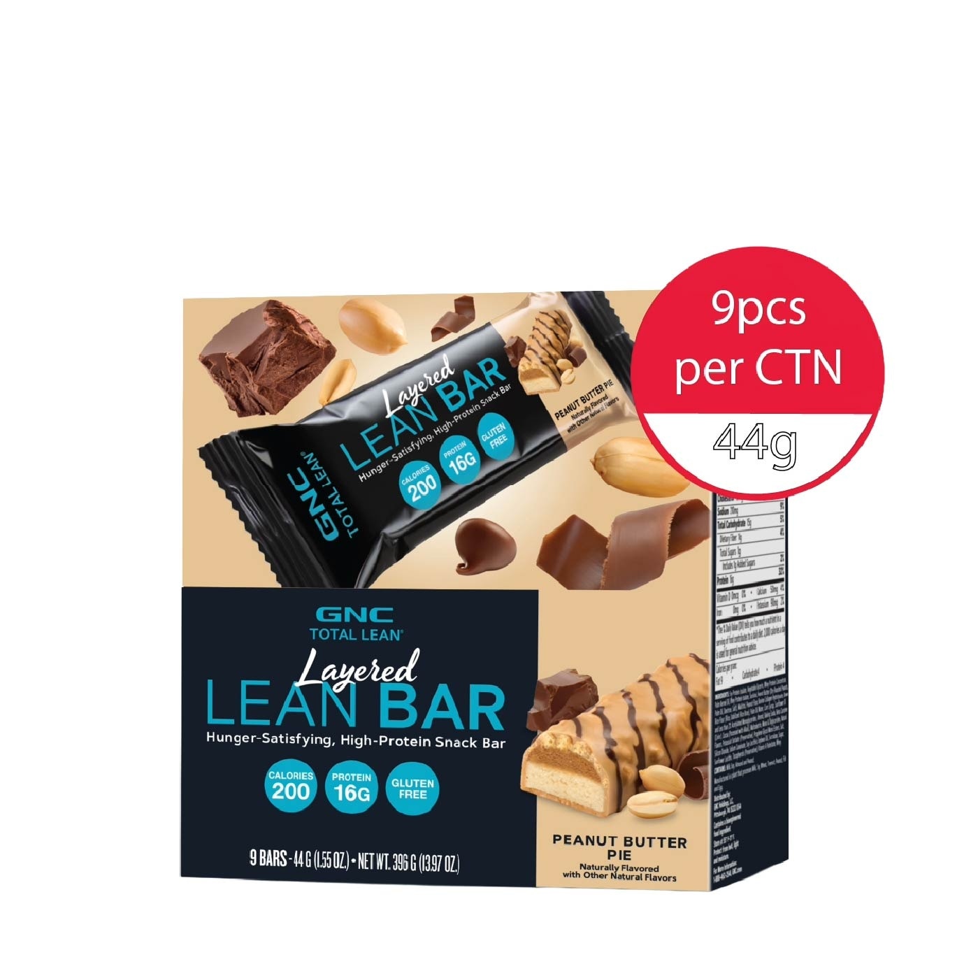 Total Lean Vanilla Shake + Peanut Butter Pie Protein Bar Bundle Set 1s