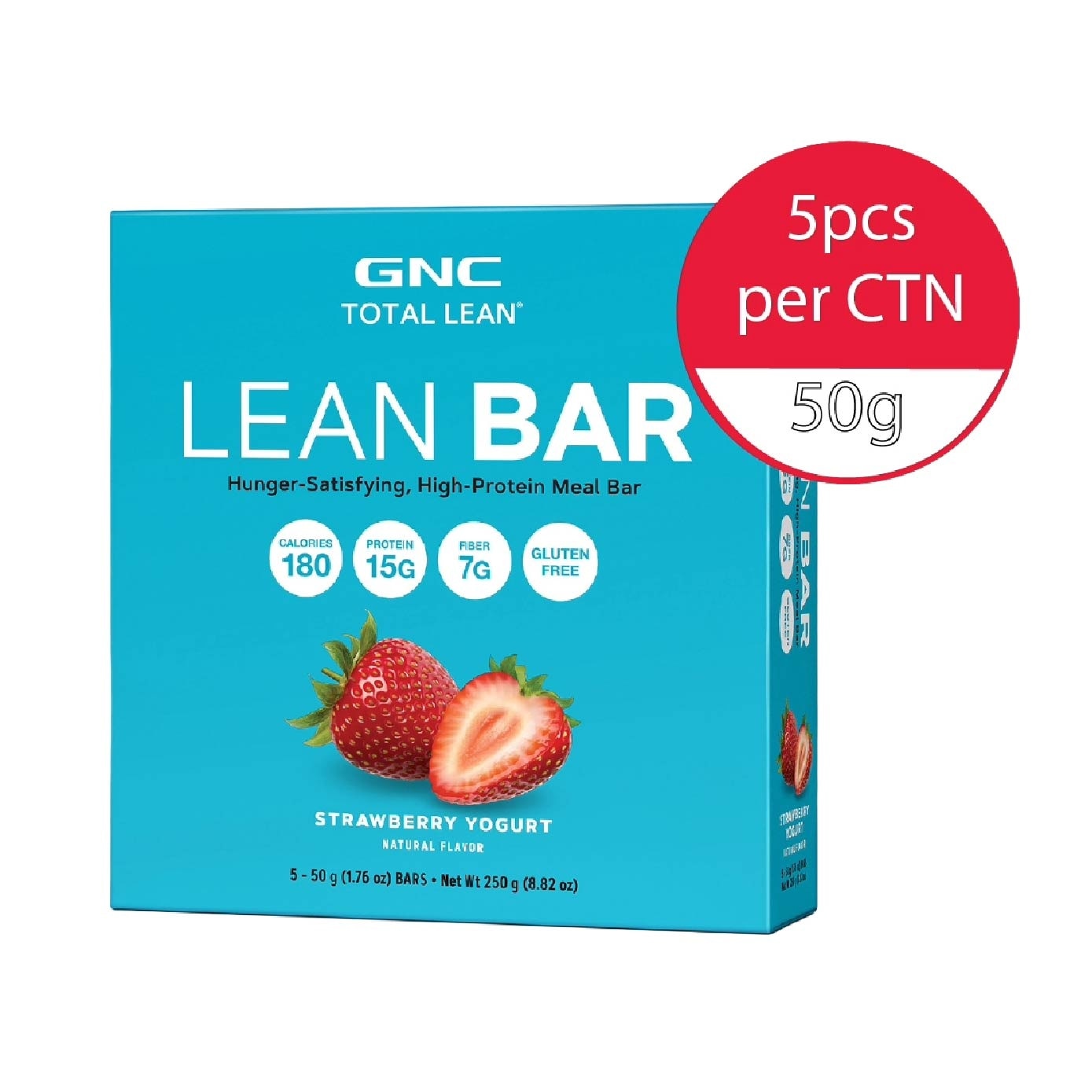 Total Lean Burn Chocolate Fudge Shake + Strawberry Yogurt Protein Bar Bundle Set 1s
