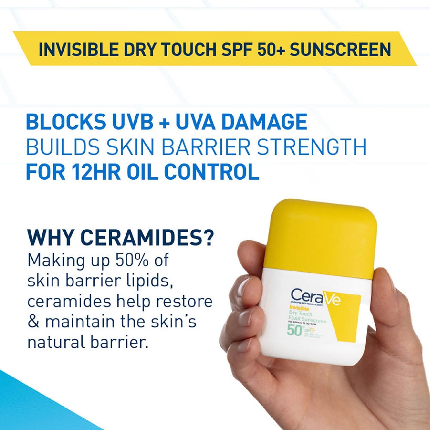 Invisible Dry Touch Fluid Sunscreen 50ml