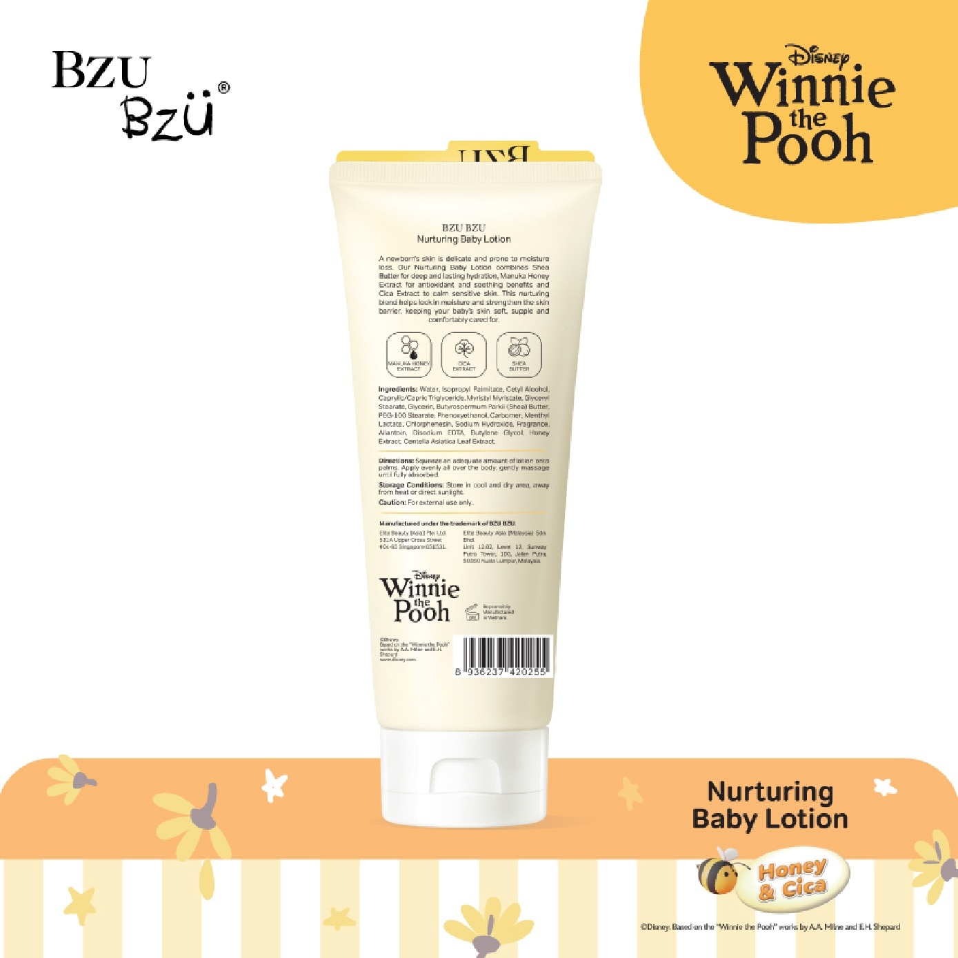 Nurturing Honey & Cica Body Lotion 200ml