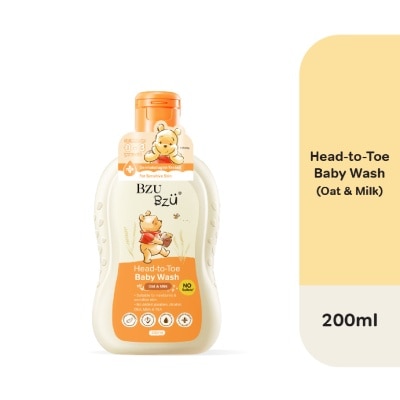 BZU BZU - Head-to-Toe Oat & Milk Body Wash 200ml