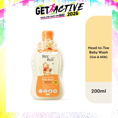 BZU BZU - Head-to-Toe Oat & Milk Body Wash 200ml image