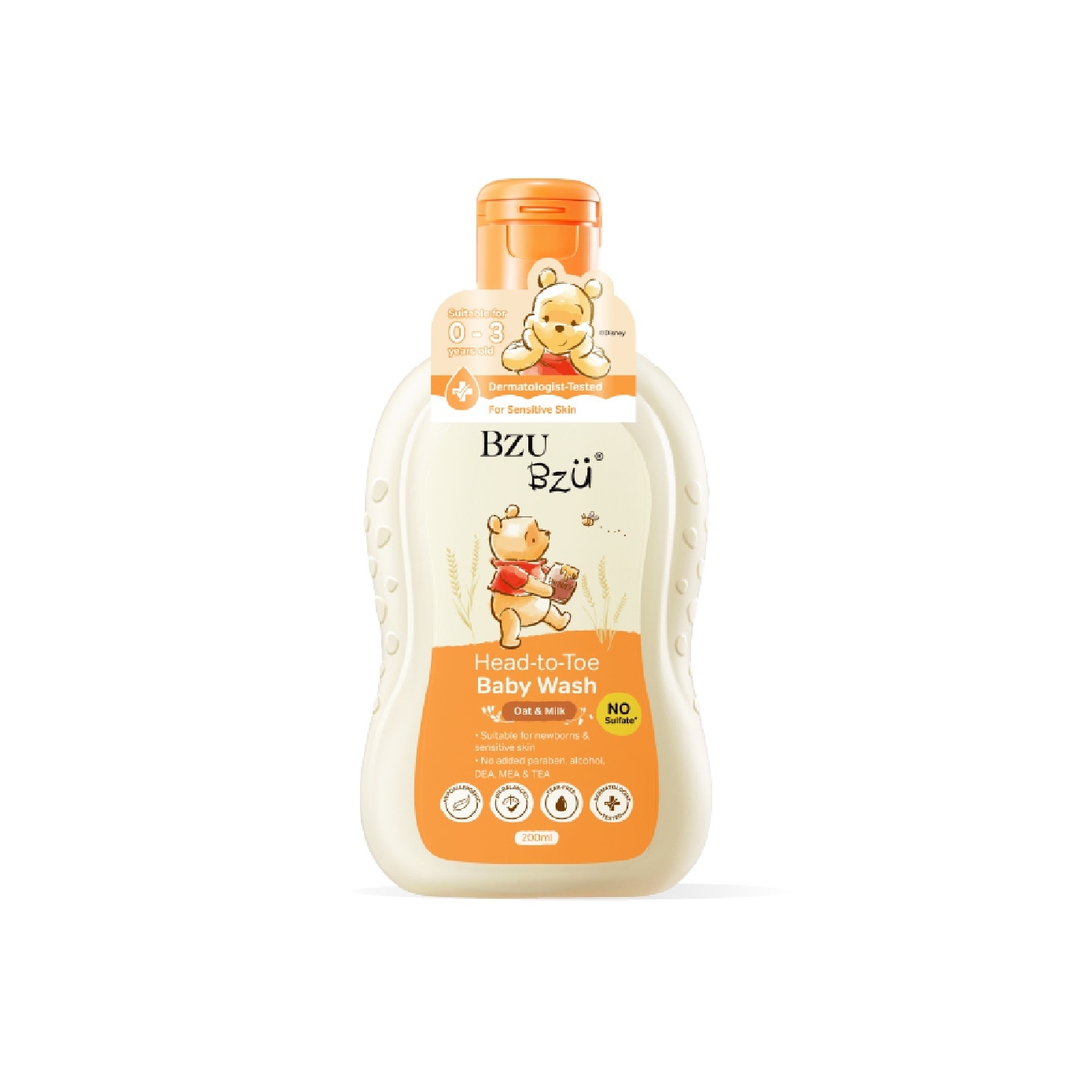 Head-to-Toe Oat & Milk Body Wash 200ml