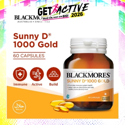 BLACKMORES - Sunny D 1000 Gold Capsules 60s image