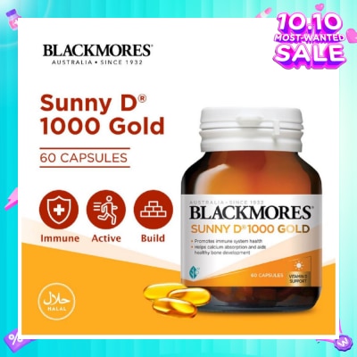 BLACKMORES Sunny D 1000 Gold Capsules 60s