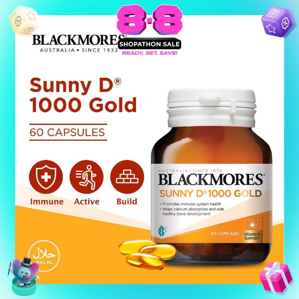 Sunny D 1000 Gold Capsules 60s