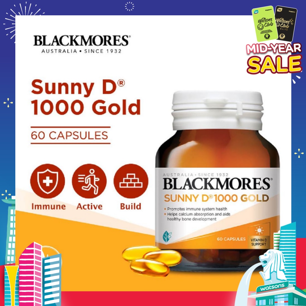 Sunny D 1000 Gold Capsules 60s