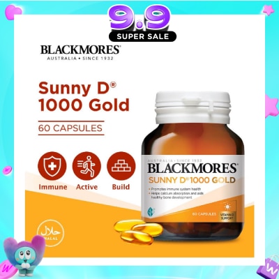 BLACKMORES - Sunny D 1000 Gold Capsules 60s image