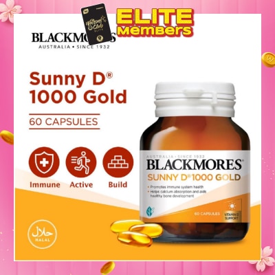 BLACKMORES [CNY] Sunny D 1000 Gold Capsules 60s
