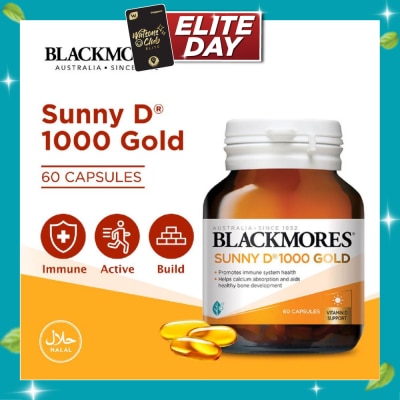 BLACKMORES Sunny D 1000 Gold Capsules 60s image