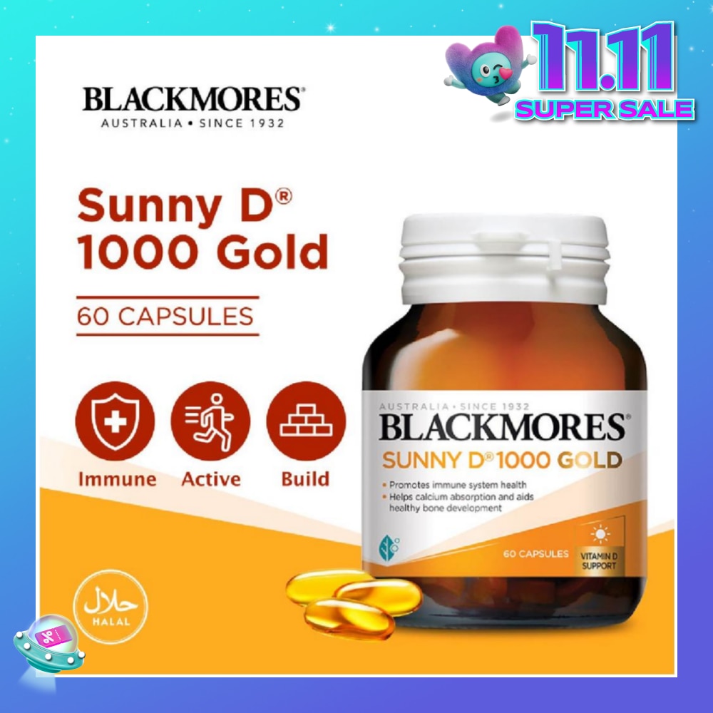 Sunny D 1000 Gold Capsules 60s