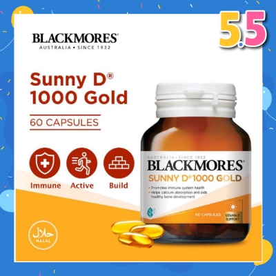 BLACKMORES Sunny D 1000 Gold Capsules 60s