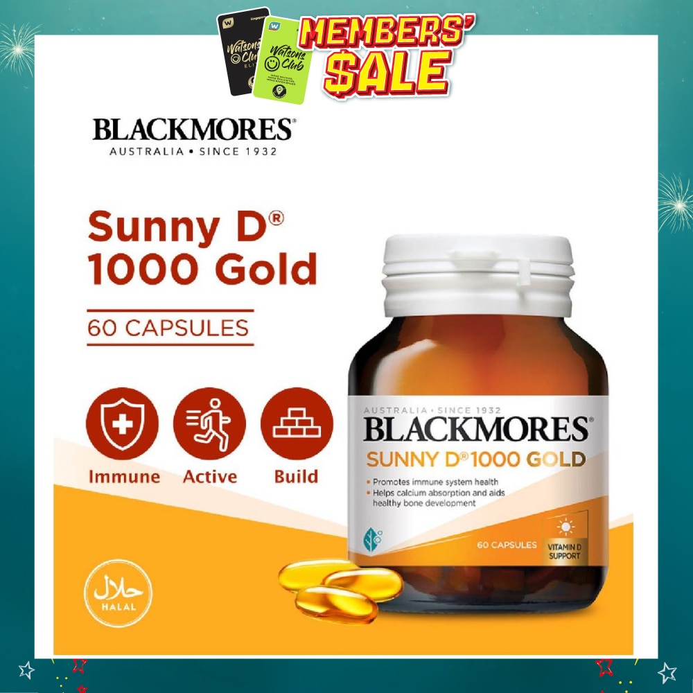 Sunny D 1000 Gold Capsules 60s