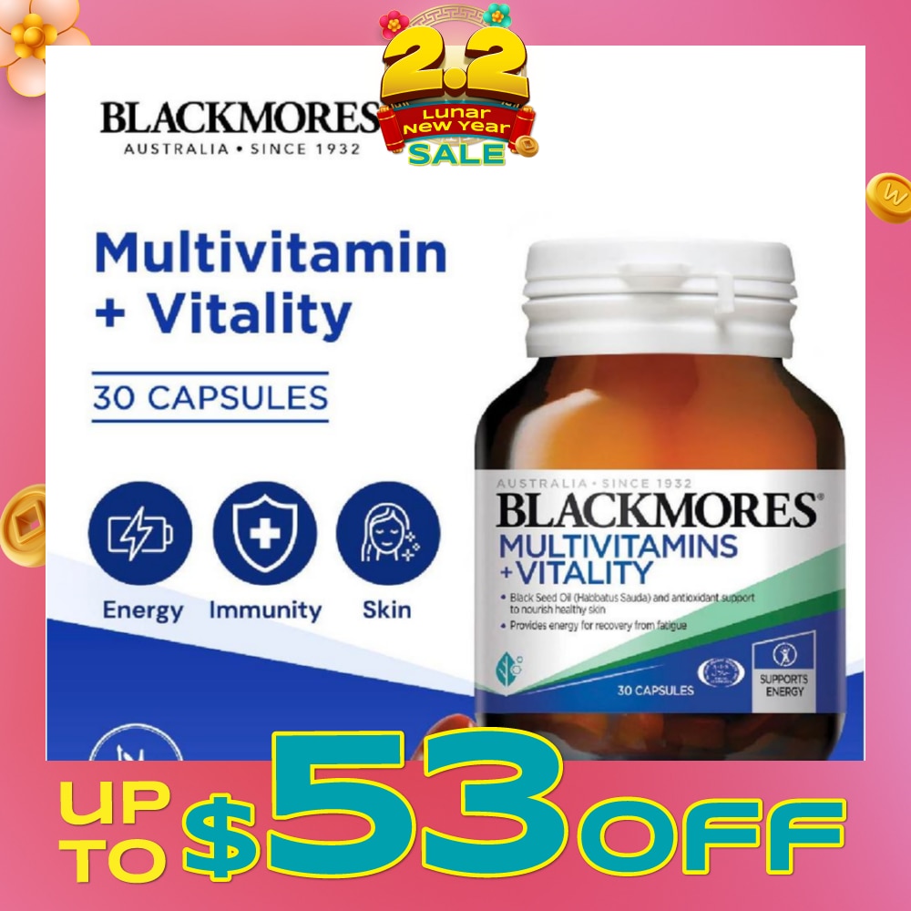 Multivitamins + Vitality Capsules 30s<BR>