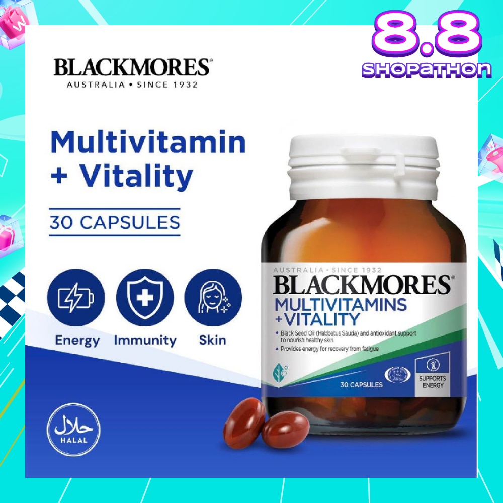Multivitamins + Vitality Capsules 30s<BR>