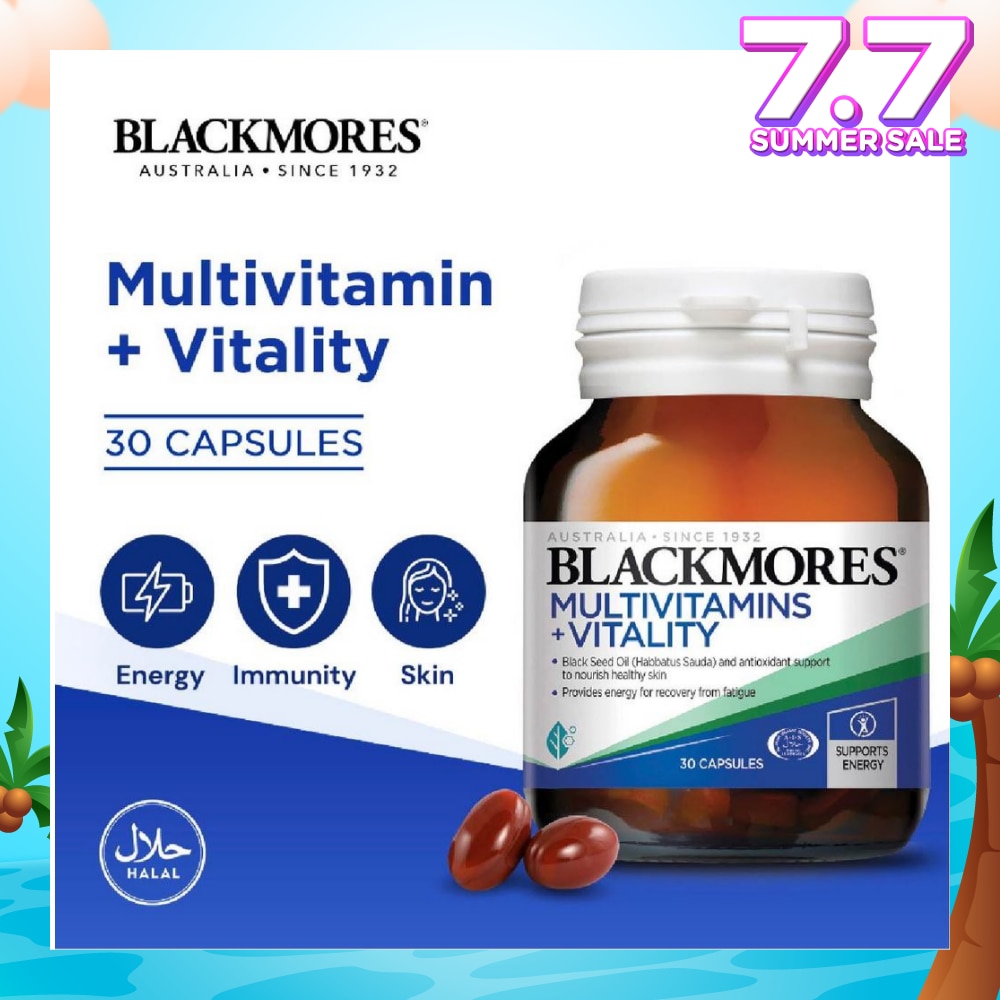 Multivitamins + Vitality Capsules 30s<BR>