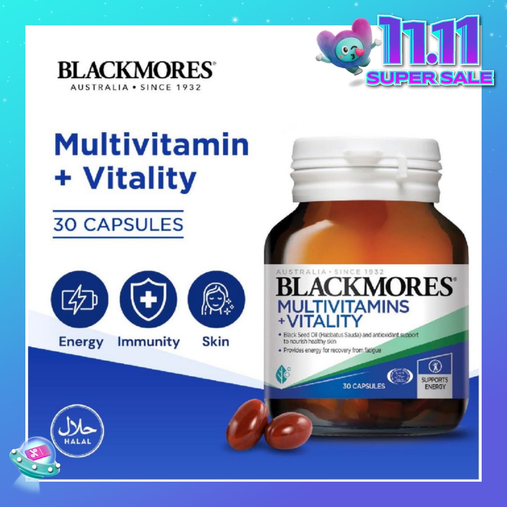 Multivitamins + Vitality Capsules 30s<BR>