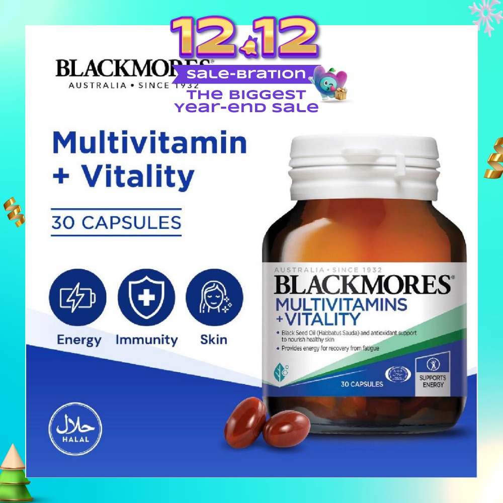 Multivitamins + Vitality Capsules 30s<BR>