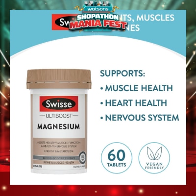 SWISSE - Ultiboost Magnesium 60 tabs