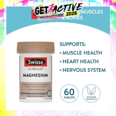 SWISSE - Ultiboost Magnesium 60 tabs image