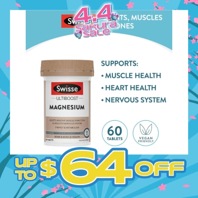 SWISSE - Ultiboost Magnesium 60 tabs