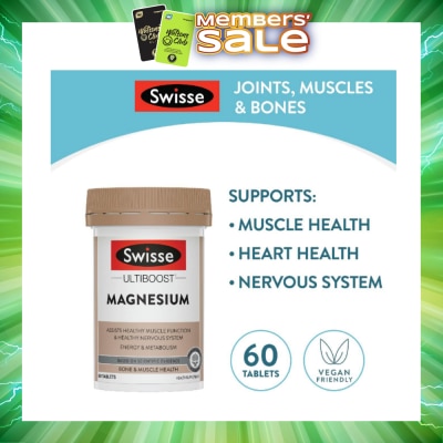 SWISSE - Ultiboost Magnesium 60 tabs