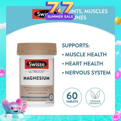 SWISSE - Ultiboost Magnesium 60 tabs