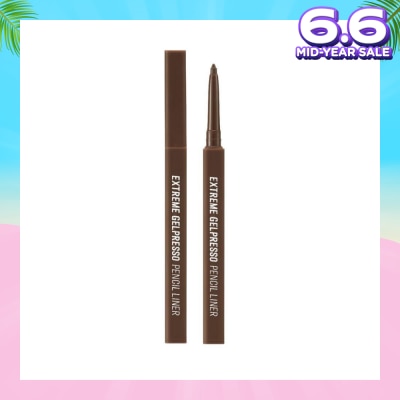 CLIO Extreme Gelpresso Pencil Liner 002 Deep Brown 3.5g