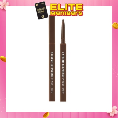 CLIO Extreme Gelpresso Pencil Liner 002 Deep Brown 3.5g