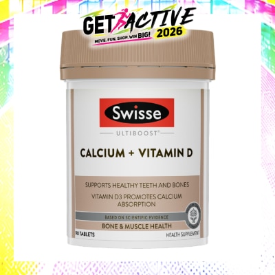 SWISSE - Ultiboost Calcium + Vitamin D Tablet 90s image