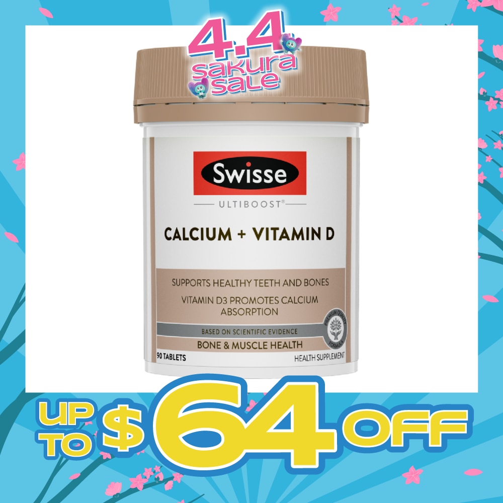 Ultiboost Calcium + Vitamin D Tablet 90s