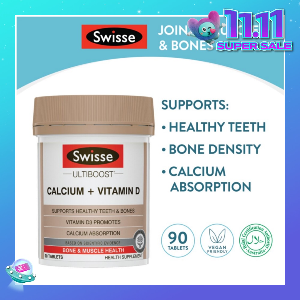 Ultiboost Calcium + Vitamin D 90 Tablets