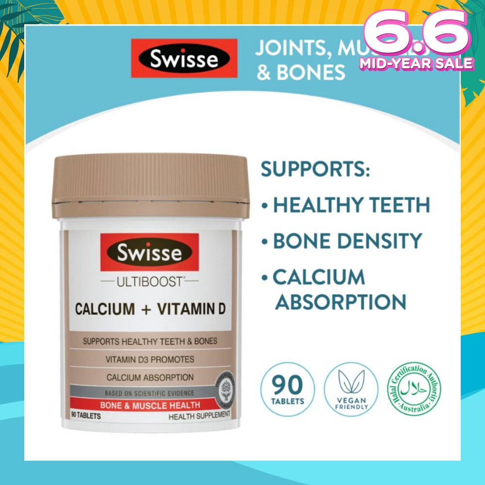 Ultiboost Calcium + Vitamin D 90 Tablets