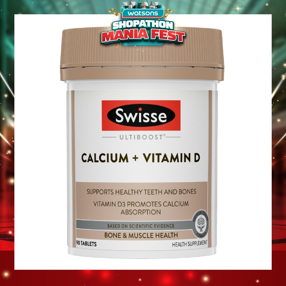 Ultiboost Calcium + Vitamin D Tablet 90s