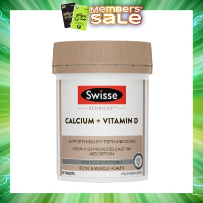 SWISSE - Ultiboost Calcium + Vitamin D Tablet 90s