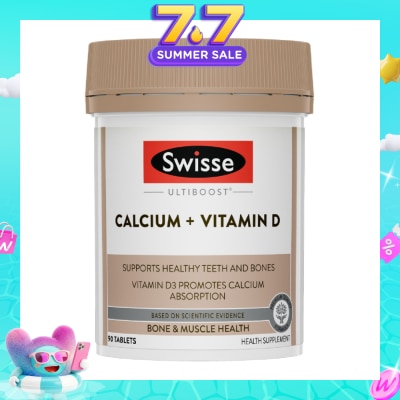 SWISSE - Ultiboost Calcium + Vitamin D Tablet 90s